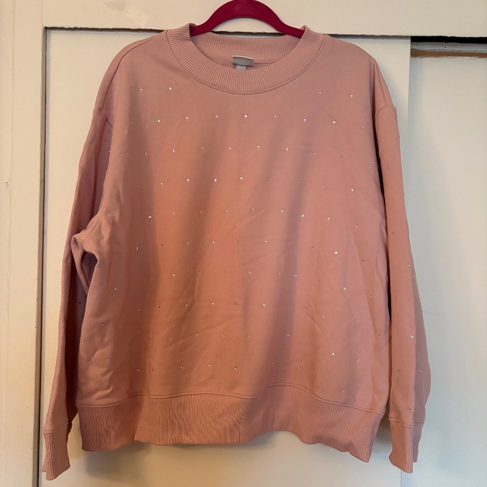 Pink Sweater with gems